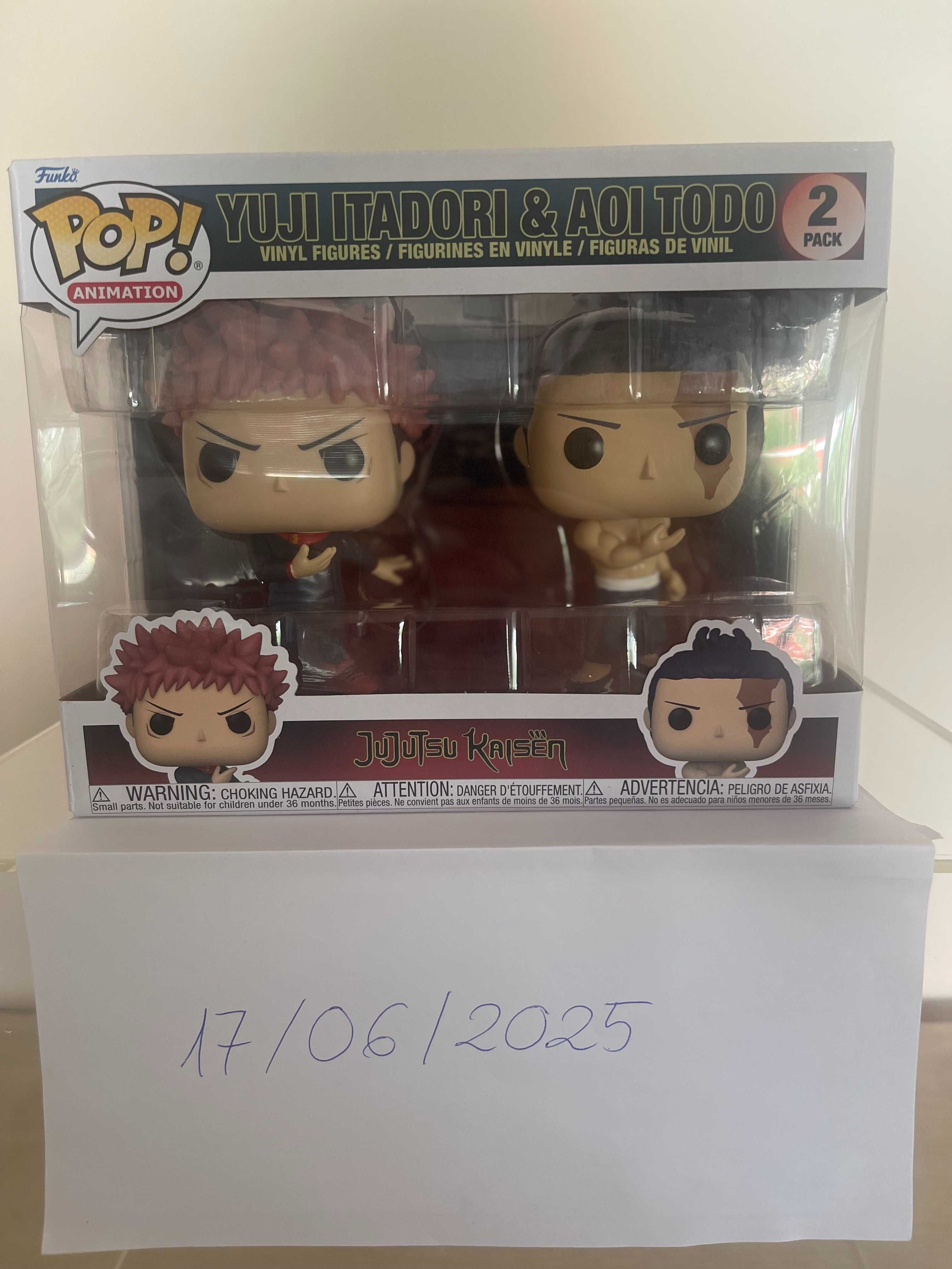 Funko Pop! Jujutsu Kaisen - 2 Pack - Yuji Itadori & Aoi Todo