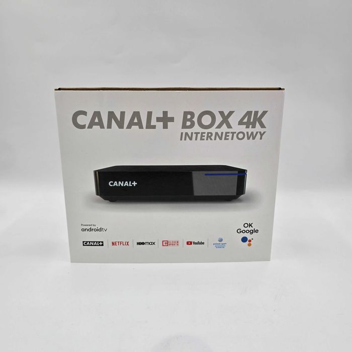 Dekoder Internetowy Android TV CANAL+ BOX 4K NOWY!
