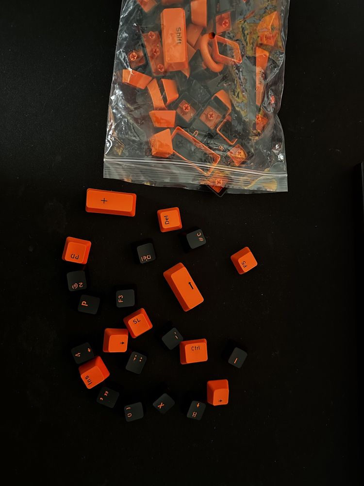 Keycaps klawisze double-shot profil OEM 109 szt cherry mx switch