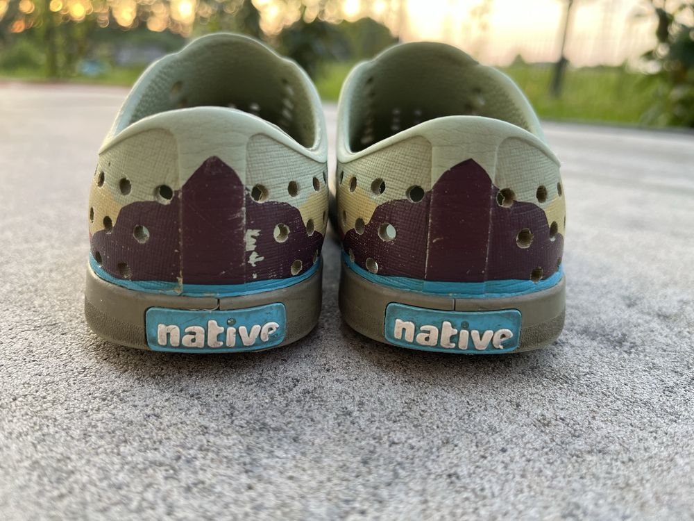 Zielone buty Native góry C9 25