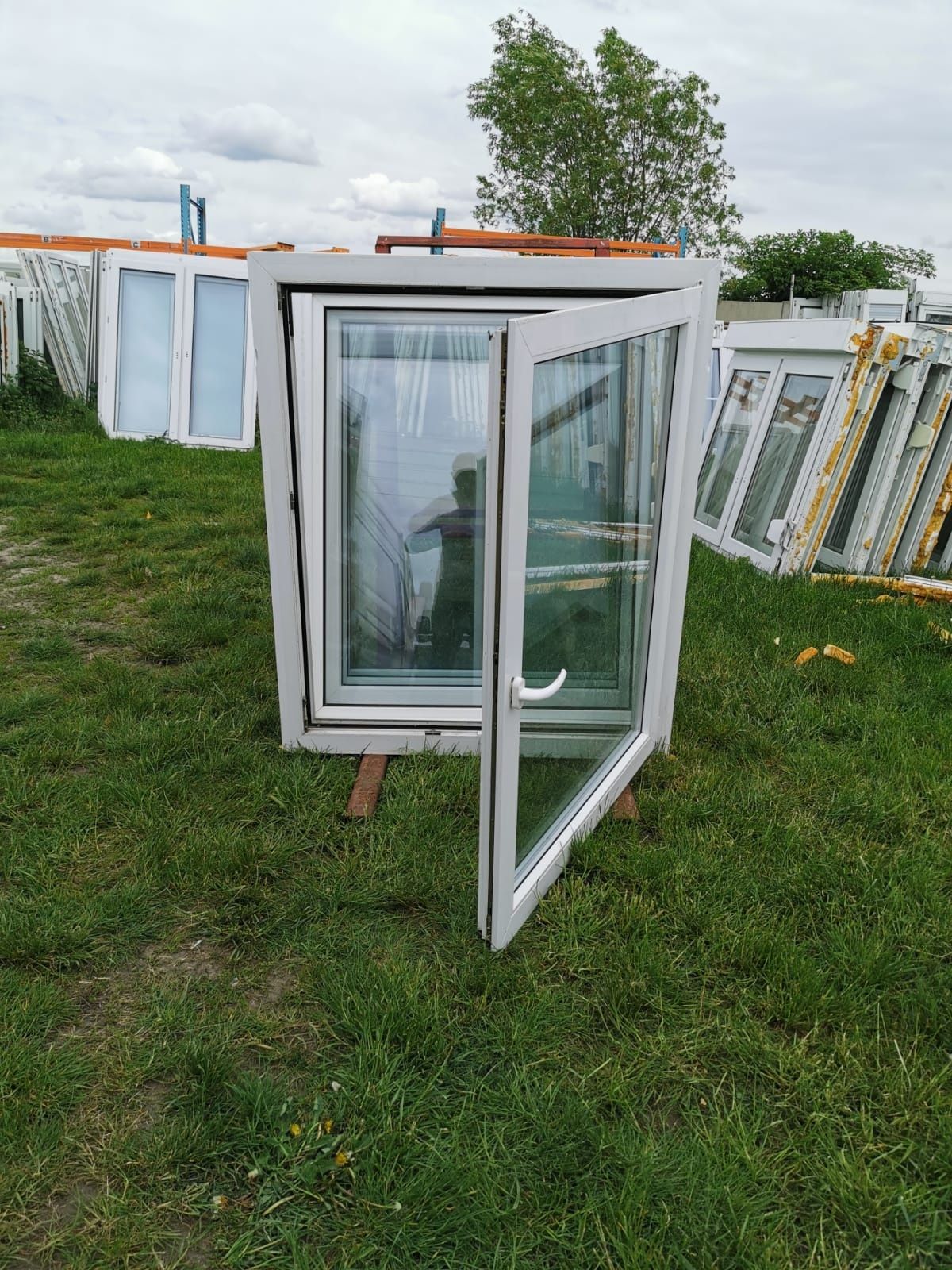 Okna 116x137 okno pcv z demontażu Niemieckie DOWÓZ CAŁY KRAJ