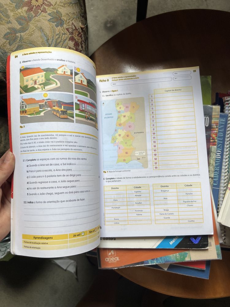 Livro exercícios geografia
