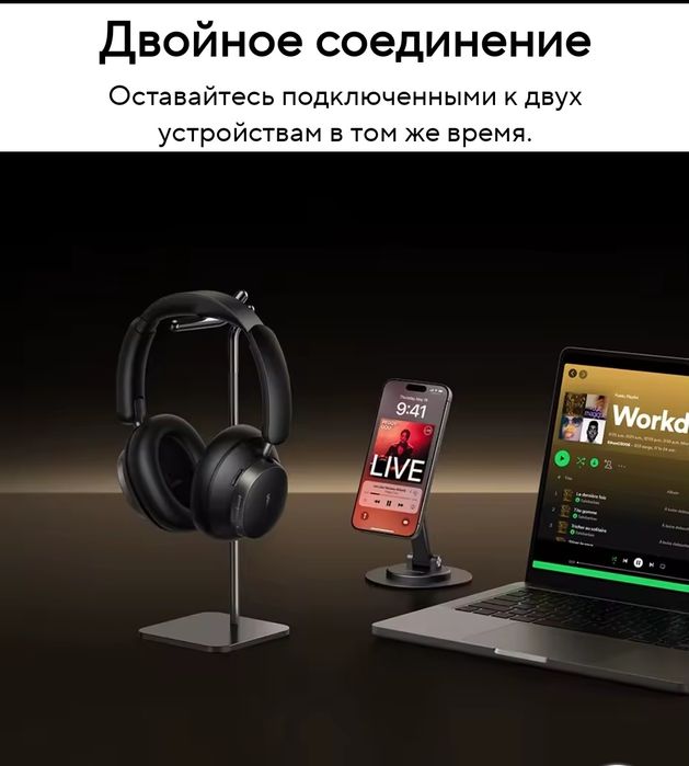 Навушники Ugreen Studio Pro Dual Driver LDAC Hi-Res ANC BT 6.0 120h