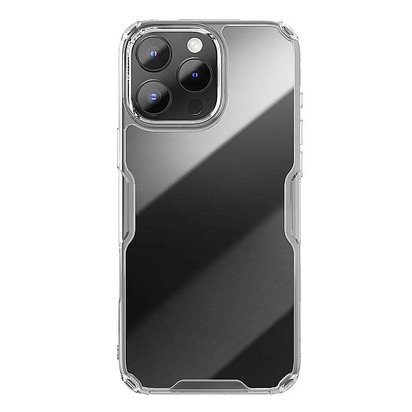 Etui Nillkin Nature Pro Case na iPhone 16 Pro Max - przezroczysto-biał
