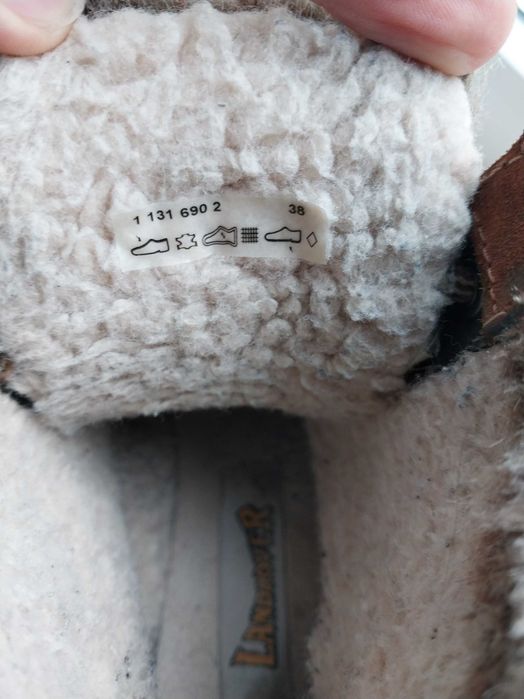 Landrover ботинки натуральная кожа мех зима Размер 38 Стелька 24,5 см