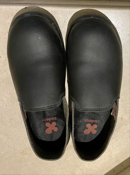 Sapatos cozinha biqueira de aço