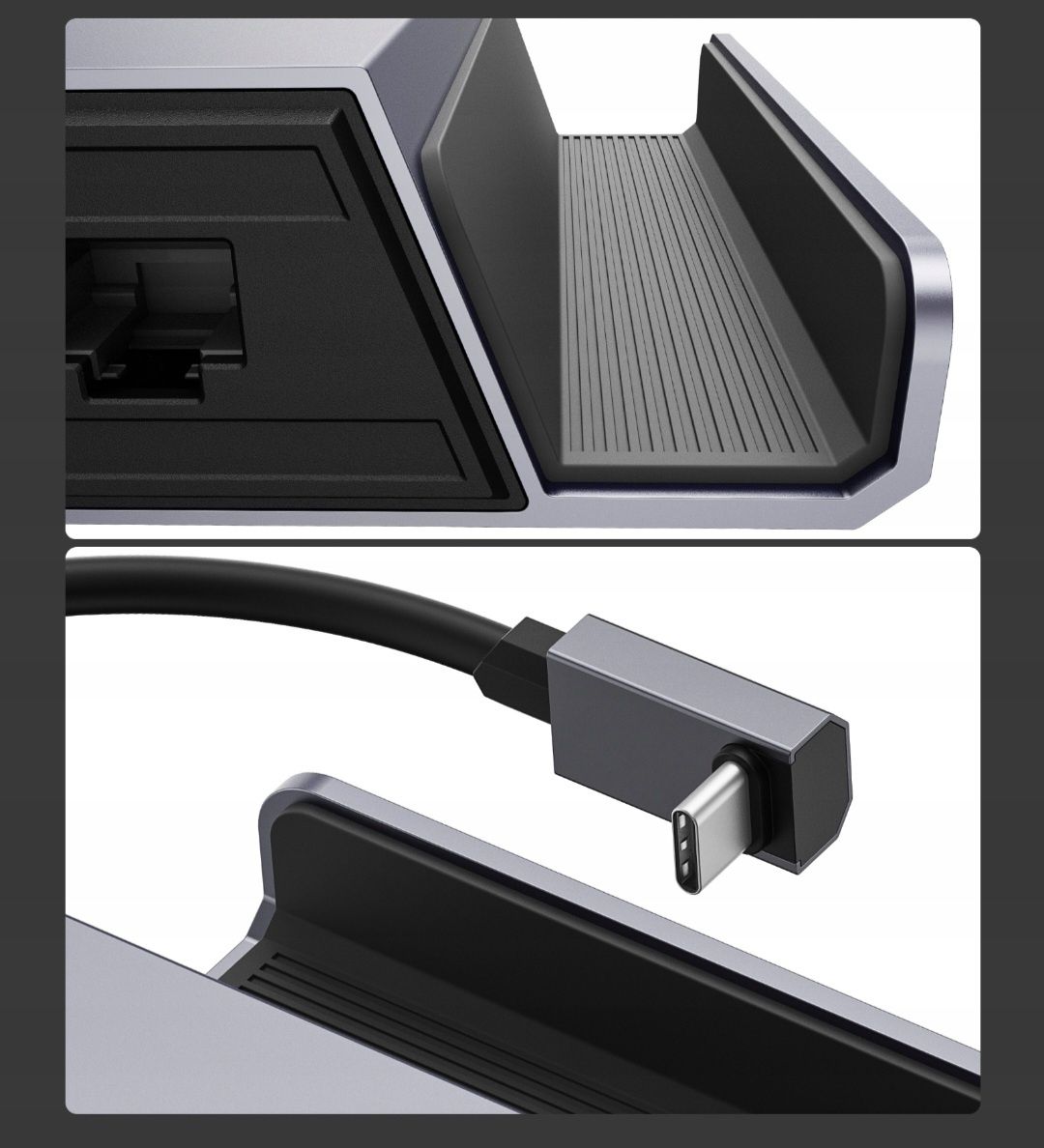 Adapter HUB USB-C Jsaux HDMI 4K 100W PD USB 3.1 100MBPS do Steam Deck