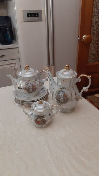 Сервіз мадонна Oscar чайний Оскар цукерниця чайник ГДР частина