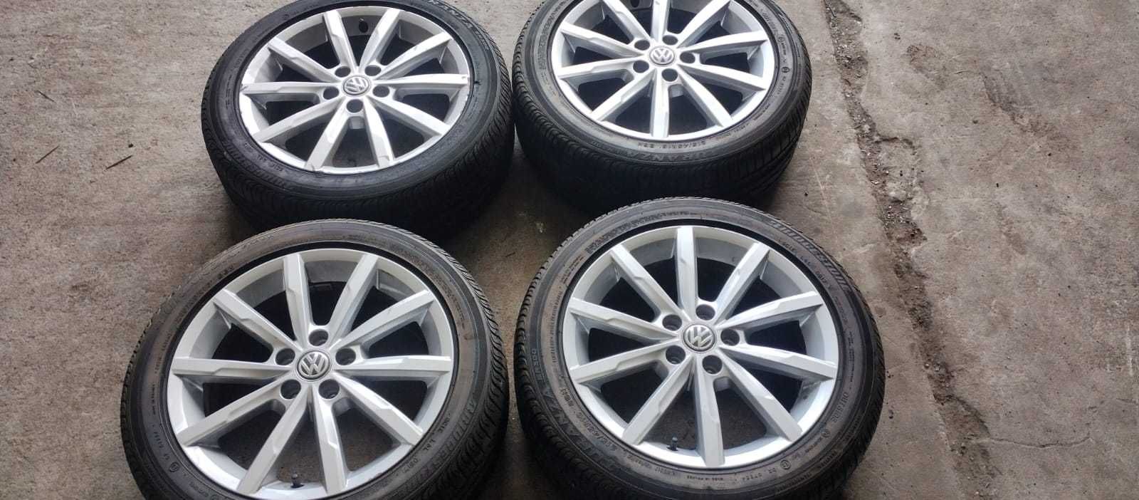 Alufelgi Vw Polo R6/Seat/Skoda Grupa VAG Bridgestone 215/45/R16 Letnie