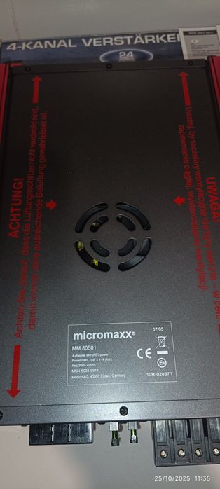 Amplificador audio para automóvel