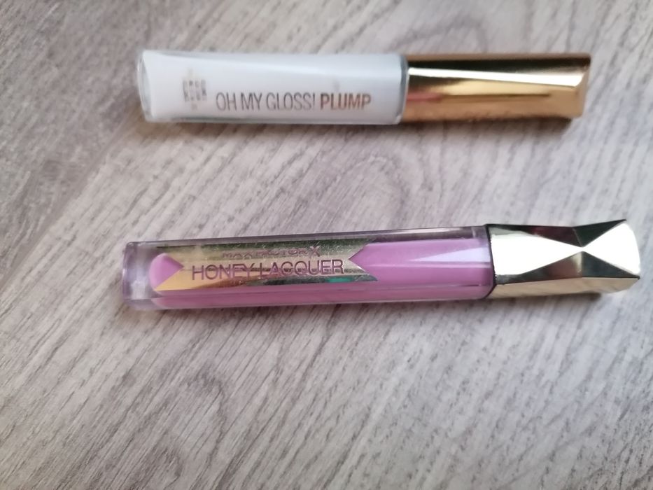 Rimmel i Max Factor błyszczyki zestaw jesieniary