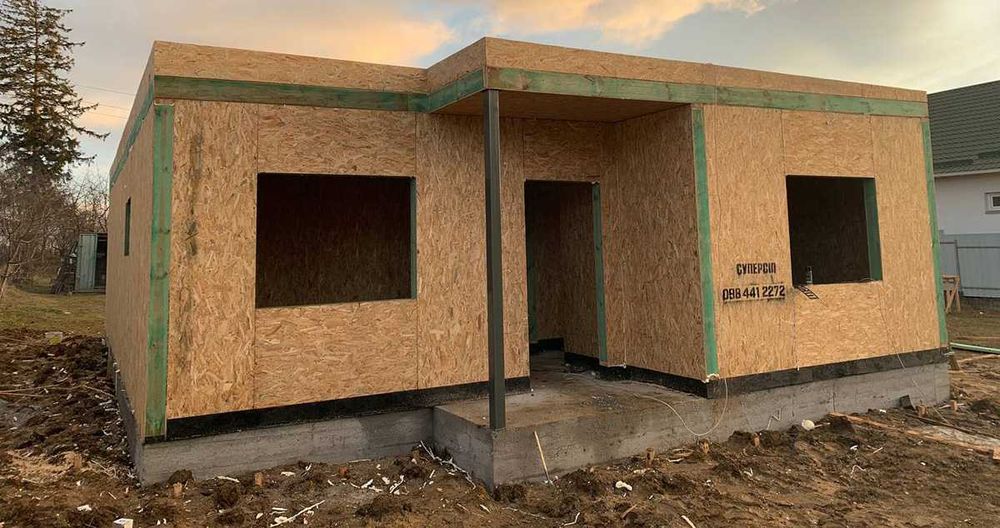 Будівництво комерції будинку ПІД КЛЮЧ до 45 днів СІП Домокомплект