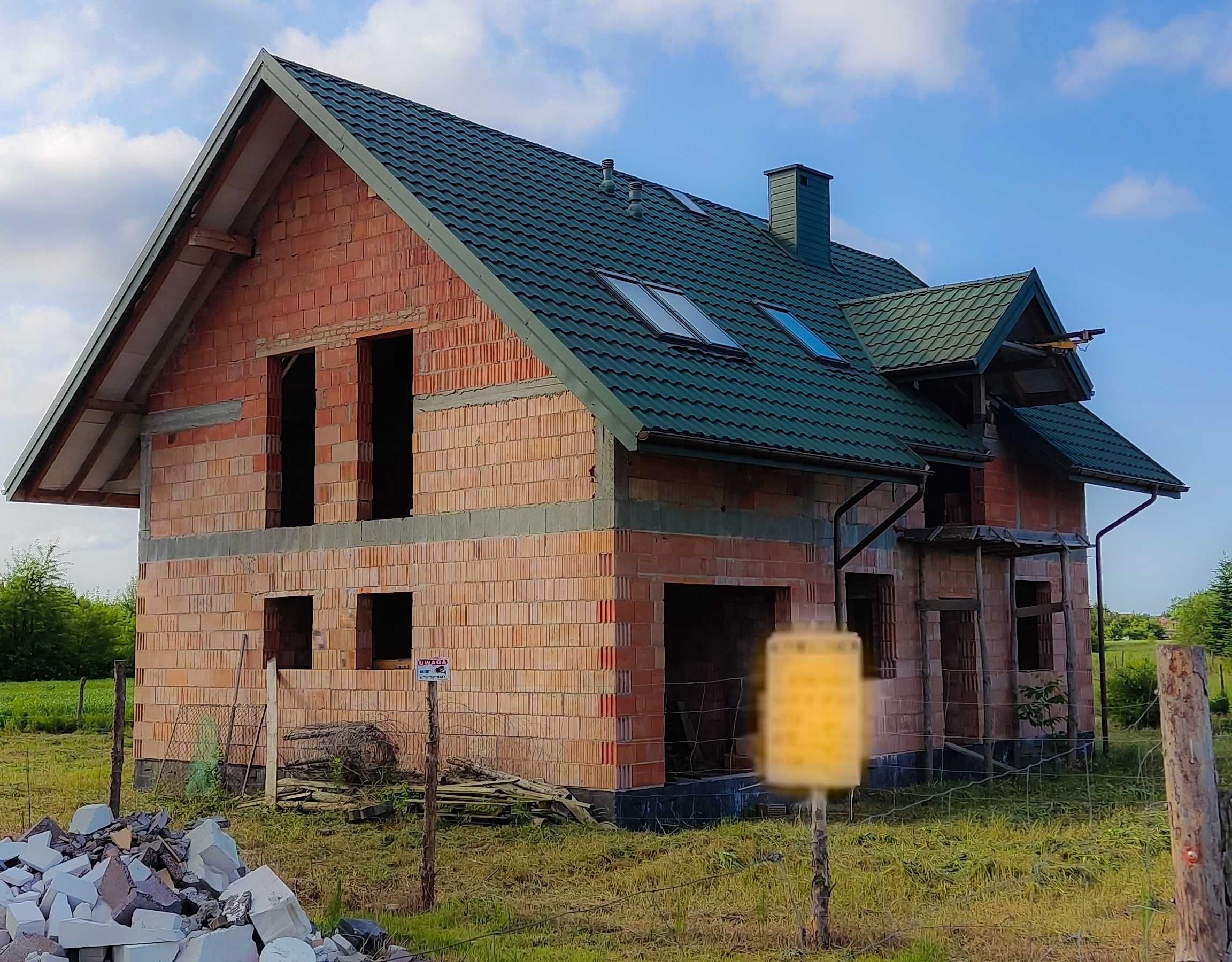 Dom jednorodzinny w stanie surowym - Tuszów Narodowy 185 m²