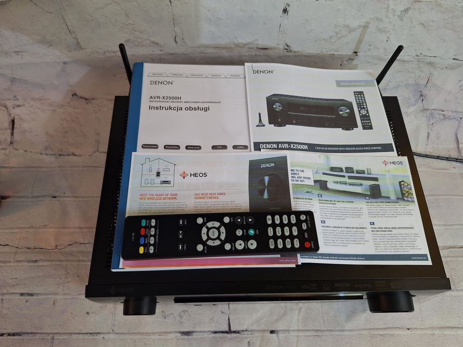 7.2 Denon AVR-X2500 WiFi BT HEOS Alexa Atmos Vision HDR Spotify