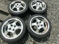 Koła alu OZ 15" 4x100 VW GOLF  195/45r15 Opony 7mm- 90%  7Jx15" 4szt
