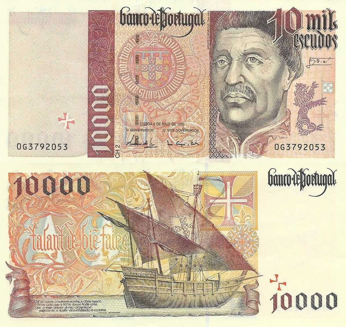 Portugal - - - 10.000$00 - Infante D. Henrique - - - - - Notas