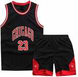 Strój do ćwiczeń L 160- 165 cm. CHICAGO BULLS komplet czarny