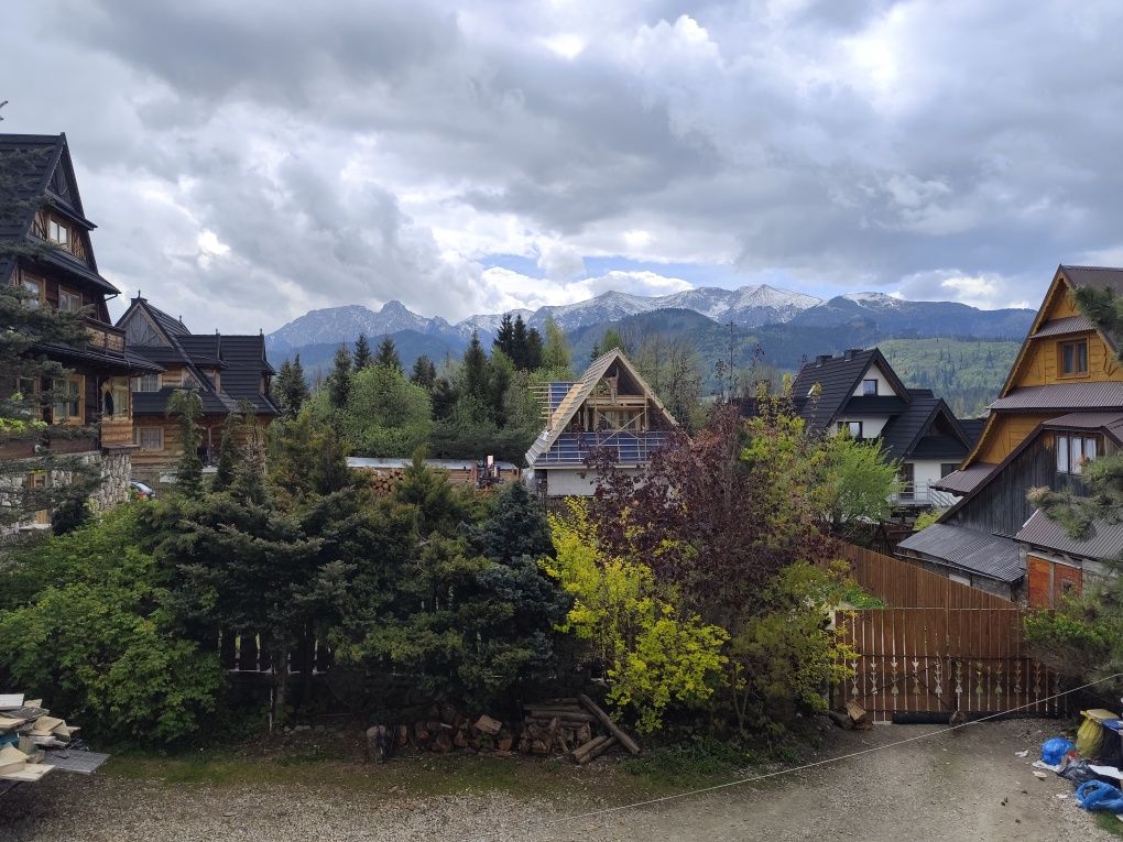 nocleg Zakopane Kościelisko  domek góry kominek z psem