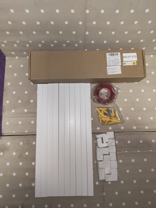 Zestaw Listew Maskujących / Korytek Kablowych (Białe) z Akcesoriami