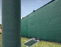 Siatka cieniująca 90% zielona 1,5x25m na płot ogrodzenie 135g