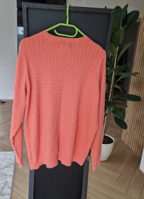 Koralowy sweter Holly & Whyte, XL, 80% bawełna
