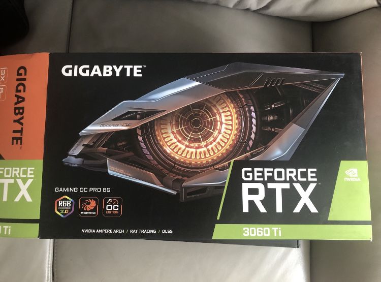 Gigabyte GeForce RTX3060 Ti Gaming oc 8GB