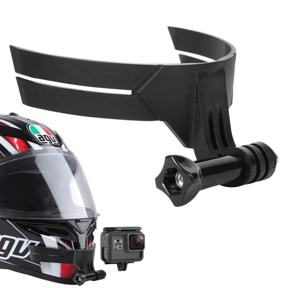 Крепление GoPro на мото шлем на липучке / кріплення на шолом для GoPro