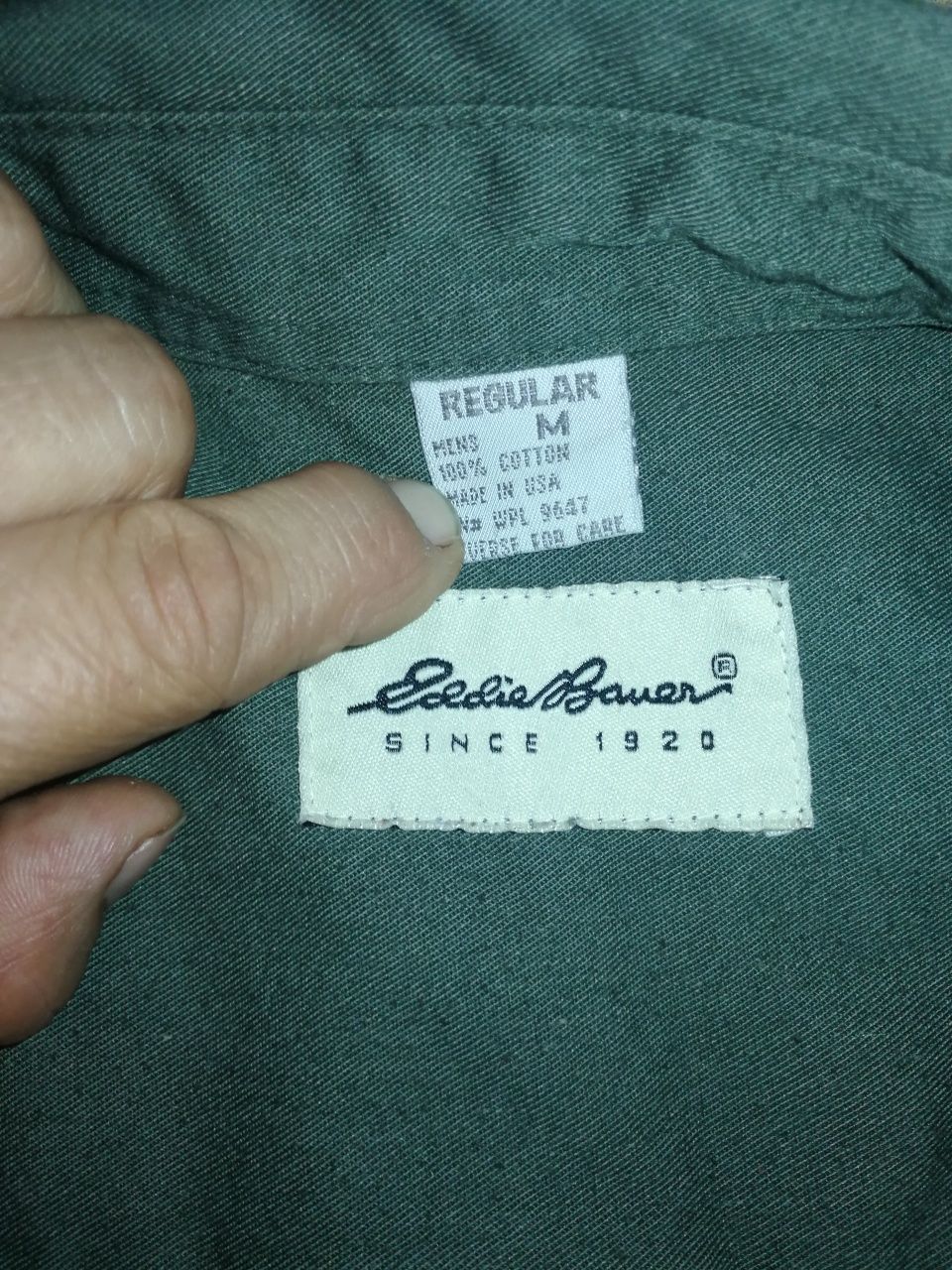 Джинсовая джинсовая рубаха EddieBauer