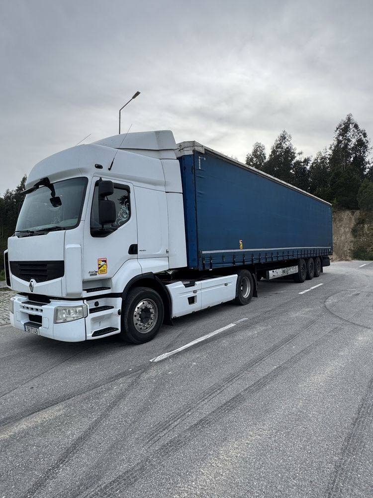 Renault Premium 460dxi e semi-reboque krone