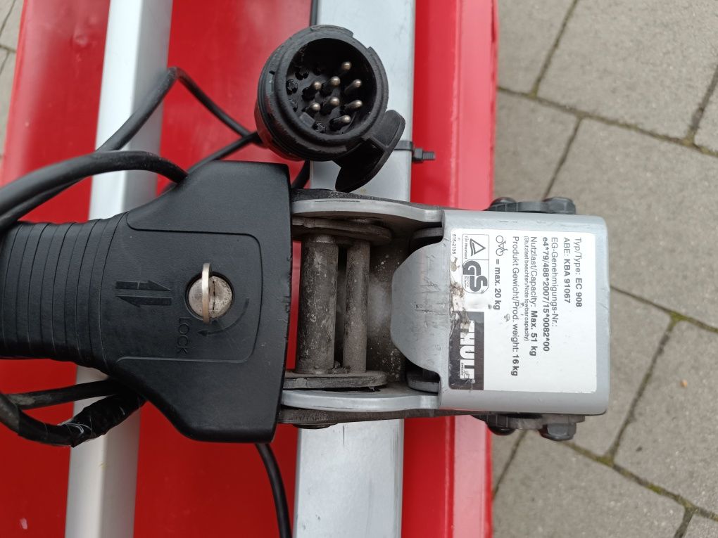Thule EC 908 G5 bagaznik rowerowy na 2 rowery
na hak uchylny 51kg!