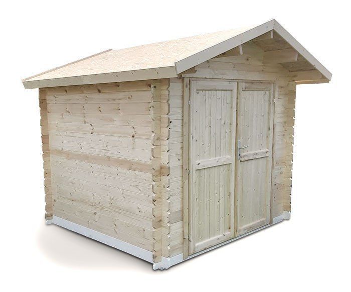 Domek narzędziowy ogrodowy 250x220cm deska 28mm z podłogą Montreal