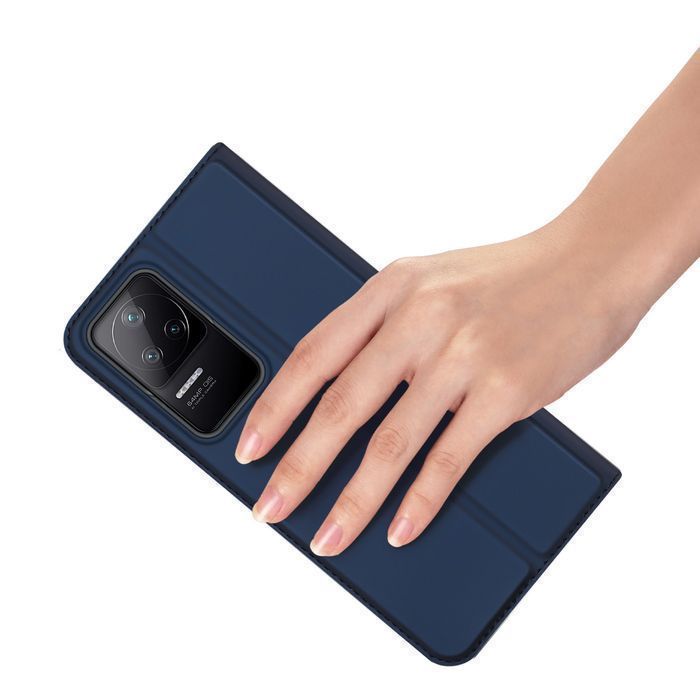 Etui z Klapką Dux Ducis Skin Pro do Xiaomi Poco F4 5G - Niebieskie