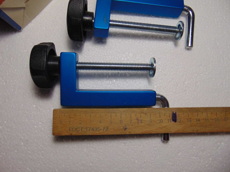 Пара зажимов для направляющей циркулярной пилы станок деревообработка