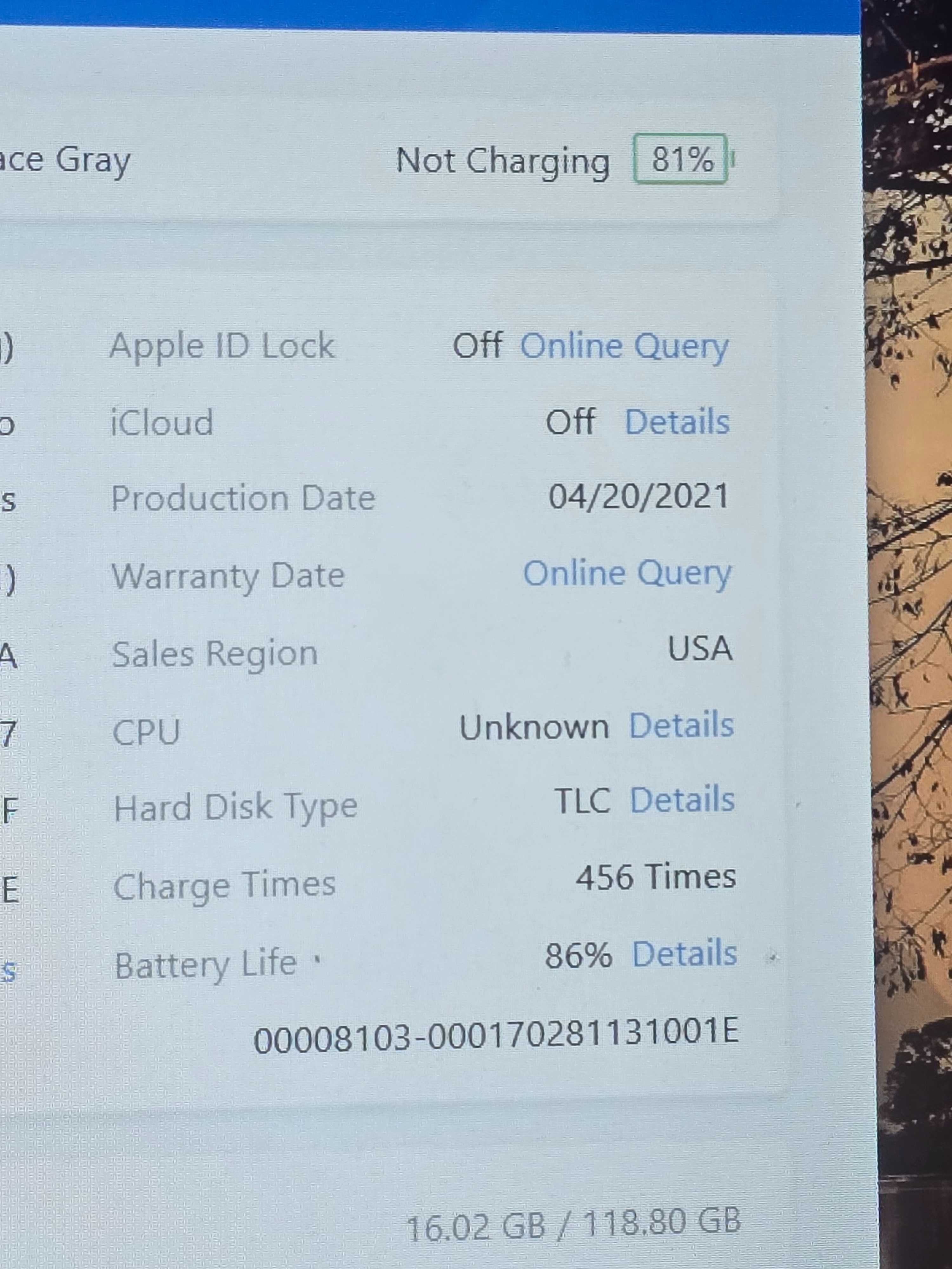 Apple iPad Pro 12.9" 5Th Gen M1 128Gb (A2461) iOs 26 !