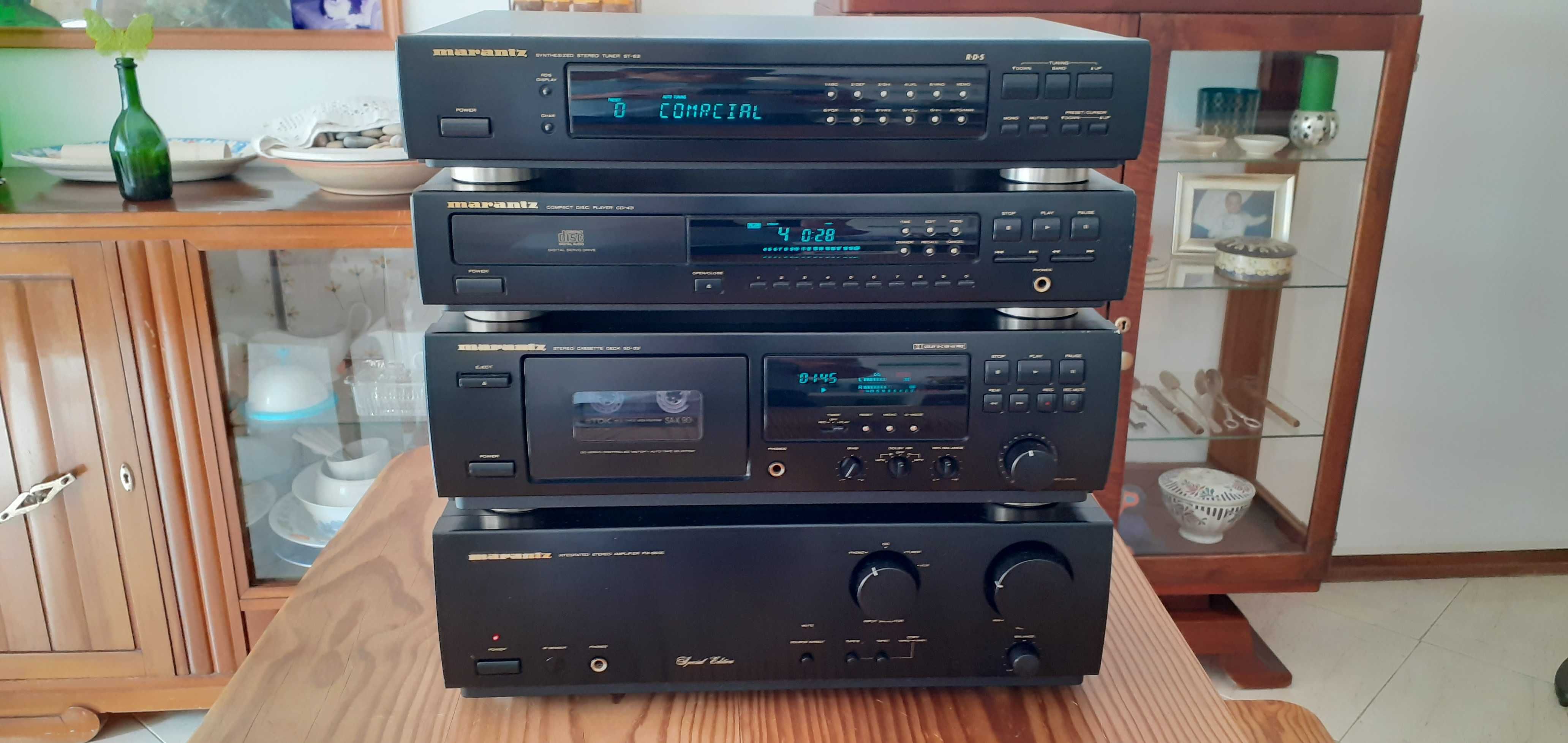 Aparelhagem HIFI Marantz