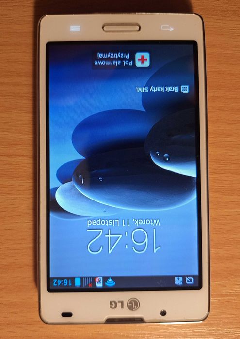Telefon LG P710 biały