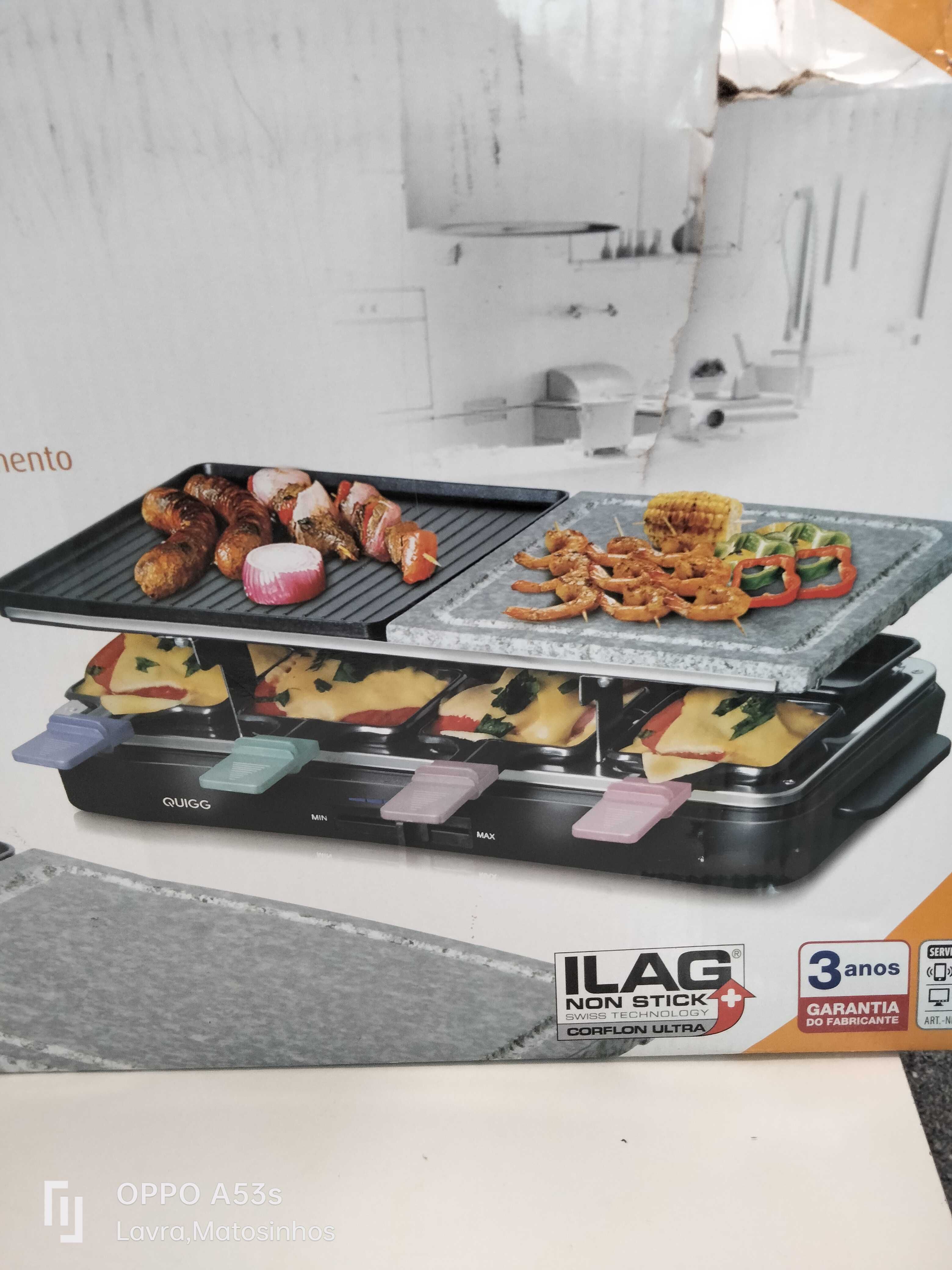 Raclette eléctrica