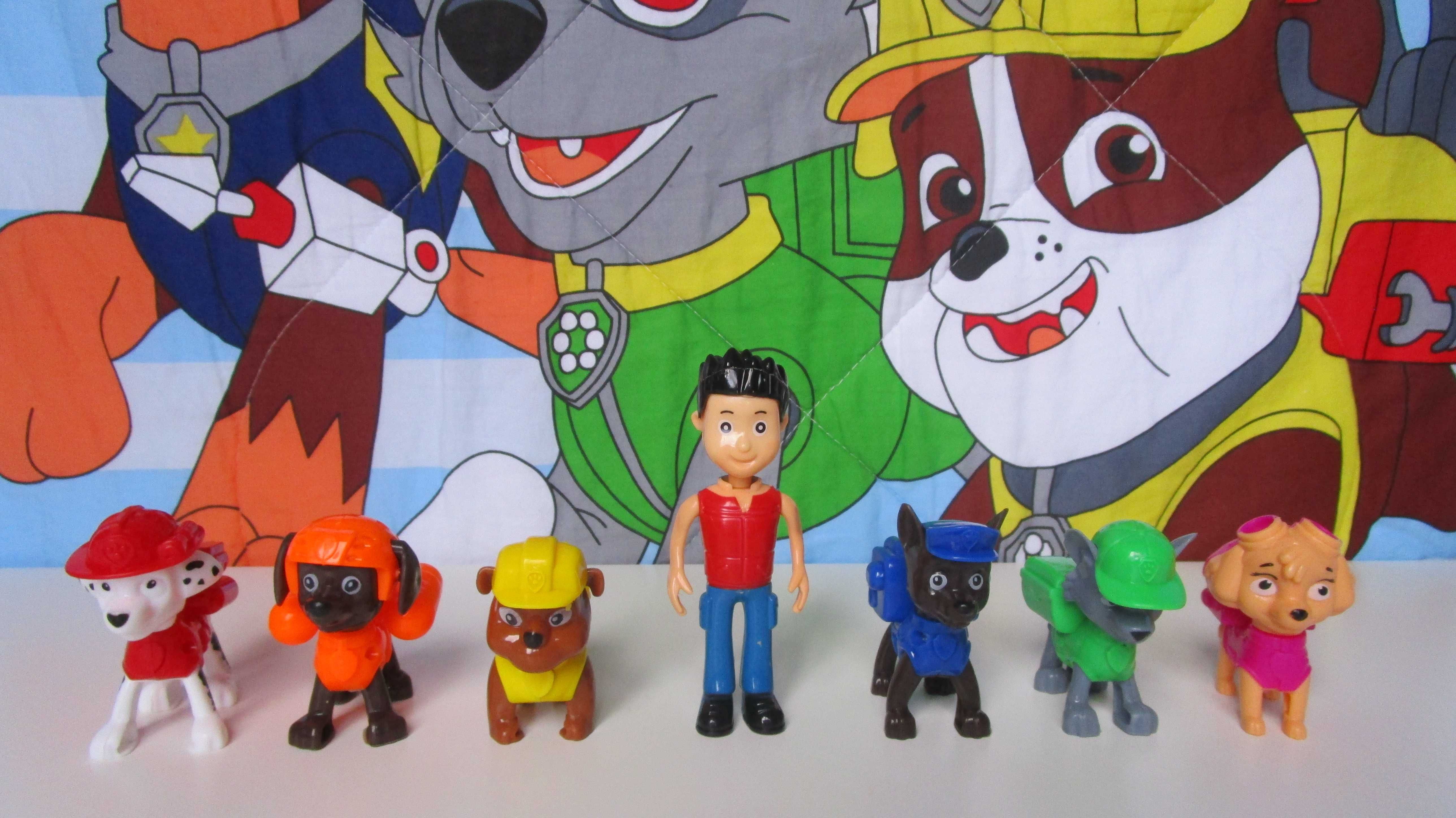 Conjunto de 6/7 Figuras/Toppers Originais - Patrulha Pata / PAW Patrol