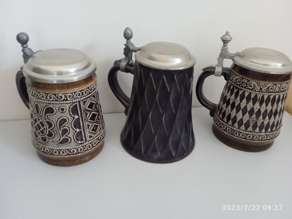 Продам пивні келихи Німеччина кераміка