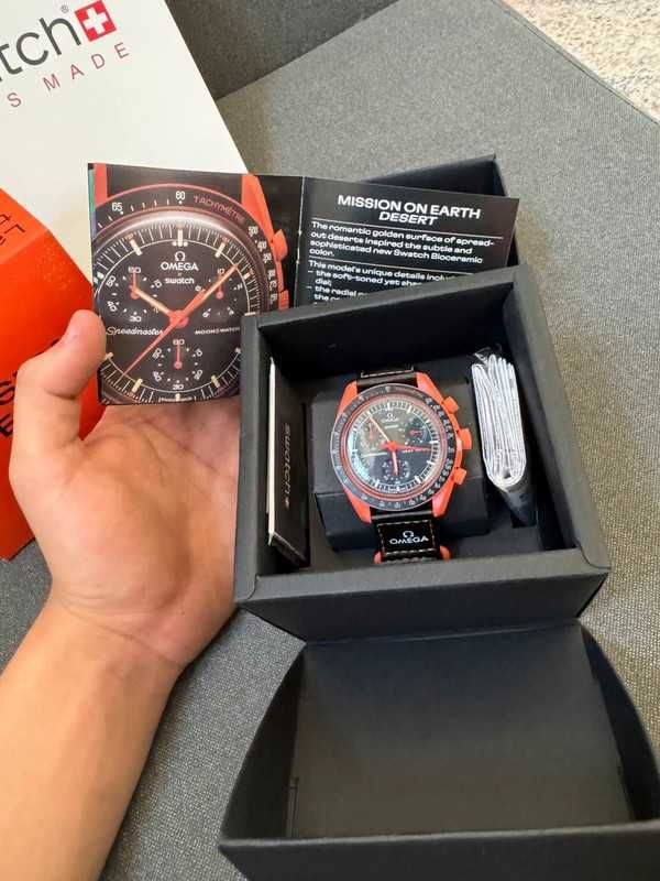 Omega x Swatch Lava SO33O100 Gwarancja Najniższej Ceny