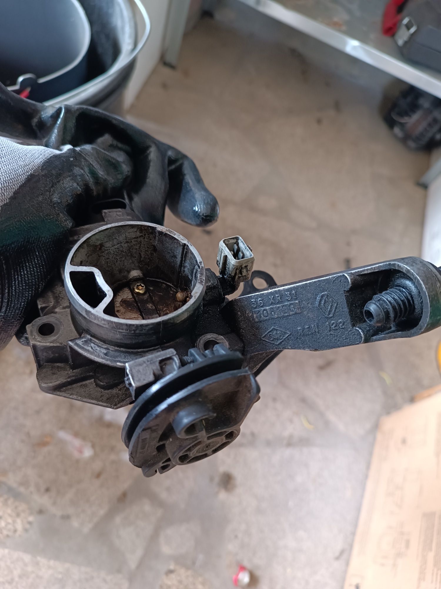Borboleta admissão Renault Clio 2
