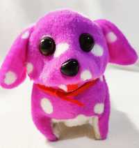 Piesek interaktywny różowy chodzi i szczeka zabawka na baterie