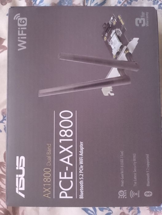 Мережева карта Wi-Fi ASUS PCE-AX1800