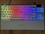 Klawiatura mechaniczna SteelSeries Apex 7 TKL Ghost QX2 RGB Red Biały