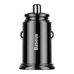 Baseus Circular inteligentna ładowarka samochodowa 2x USB QC3.0 Quick