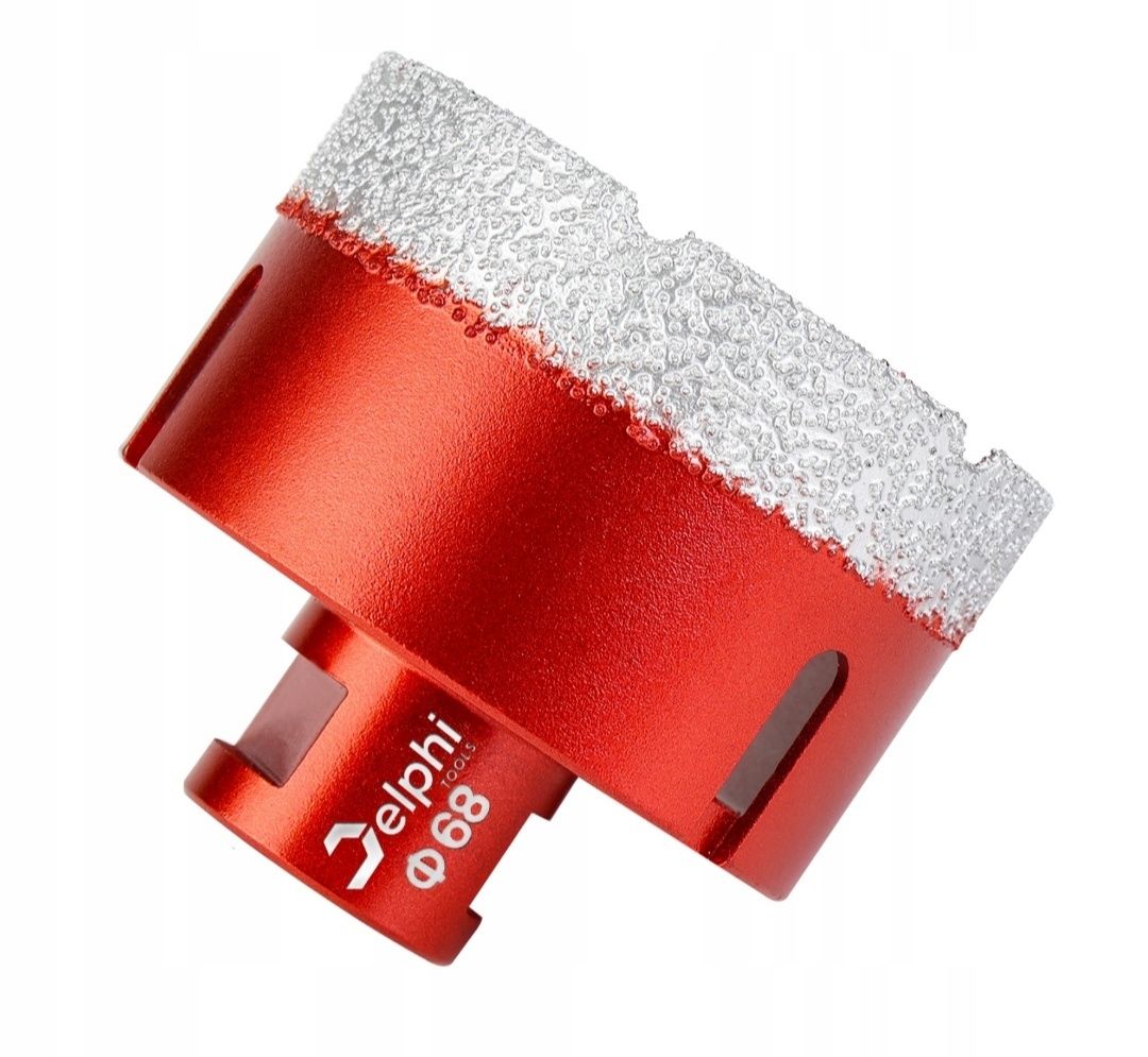 Otwornica DIAMENTOWA koronka do gresu ZESTAW 6,8,10,35,68mm ADAPTER