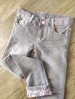 Spodnie jeansowe dziewczęce Jeansy rozm. 116 cm 5-6 lat