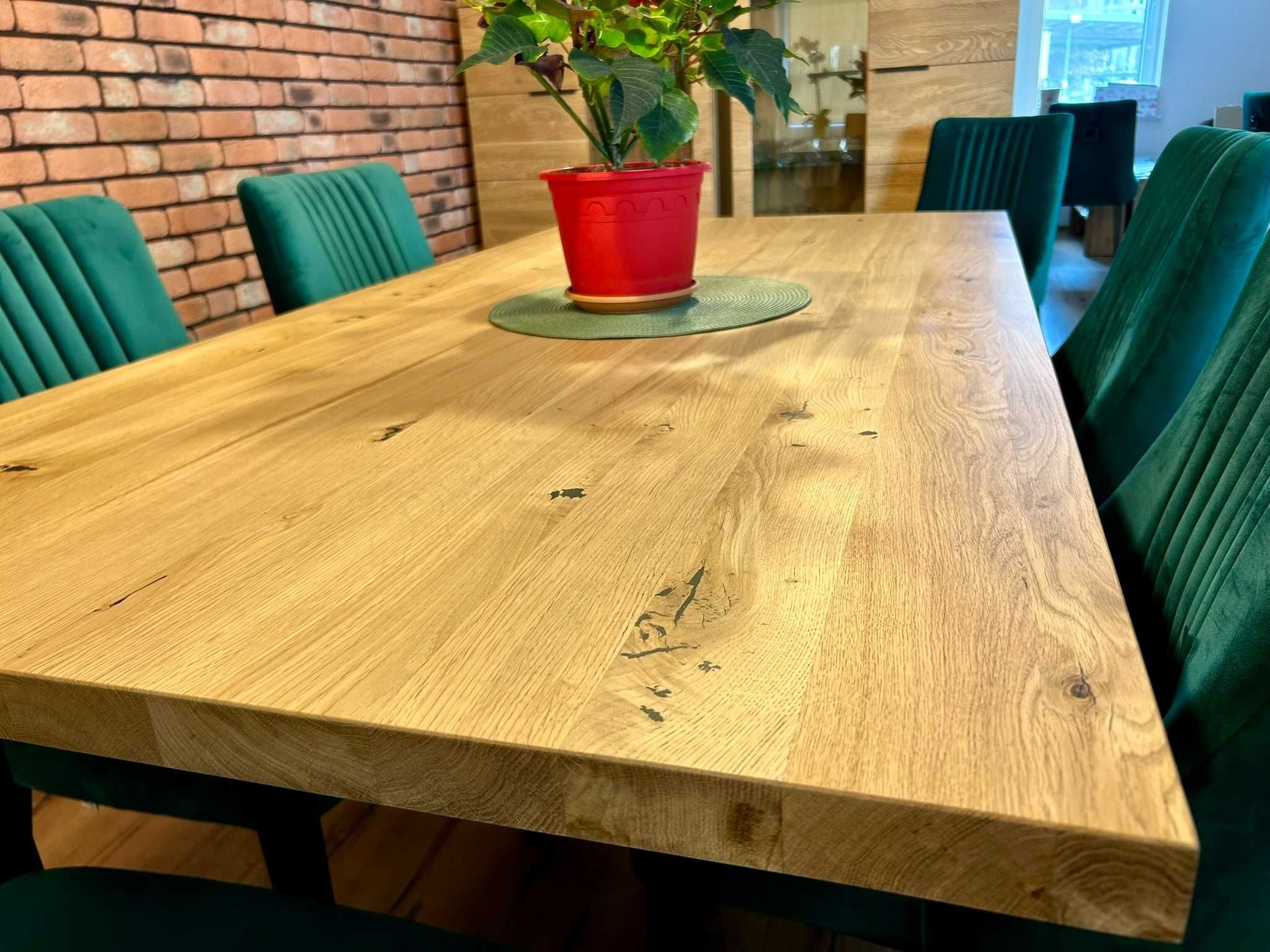 Stół dębowy loft 200x90 cm – dostępny od ręki!