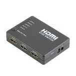 HDMI Hub Switch Splitter 5 portas comando USB NOVO