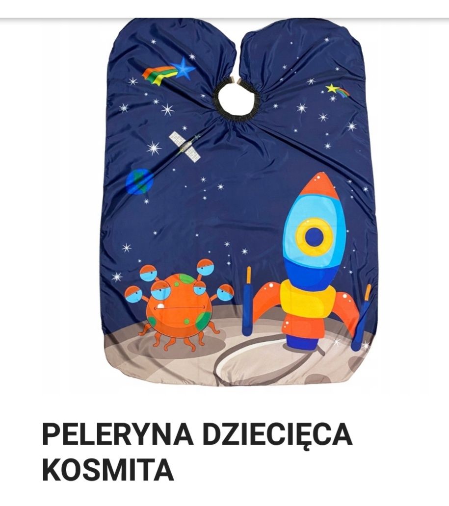 Peleryna do strzyżenia dzieci